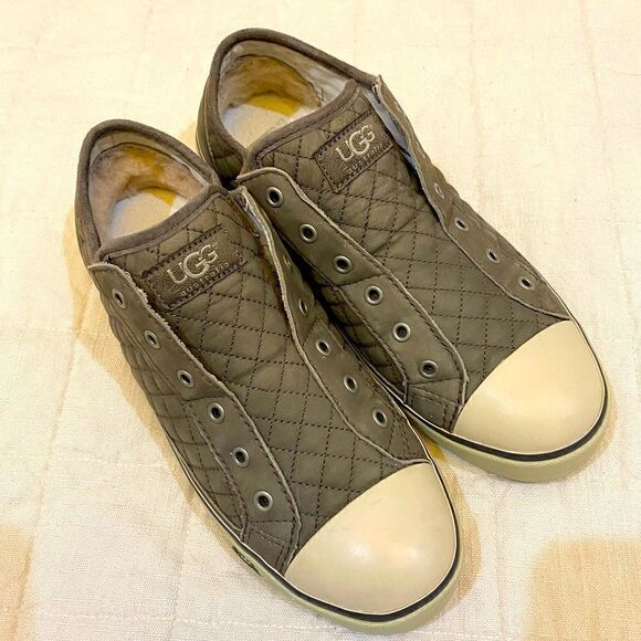 UGG Laela Quilted Sneakers Women Size 9 - Picture 1 of 9